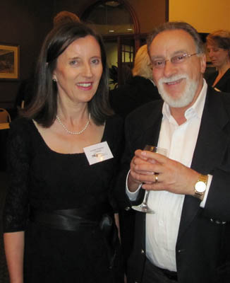 Jennifer Bingham (publisher at Goanna Press) and Frank Heimens (the sound recording engineer responsible 
			for the proposed recording of the spoken version of A Kinchela Boy in 2011 on a CD to permit all Stolen Generations 
			members to access the story).